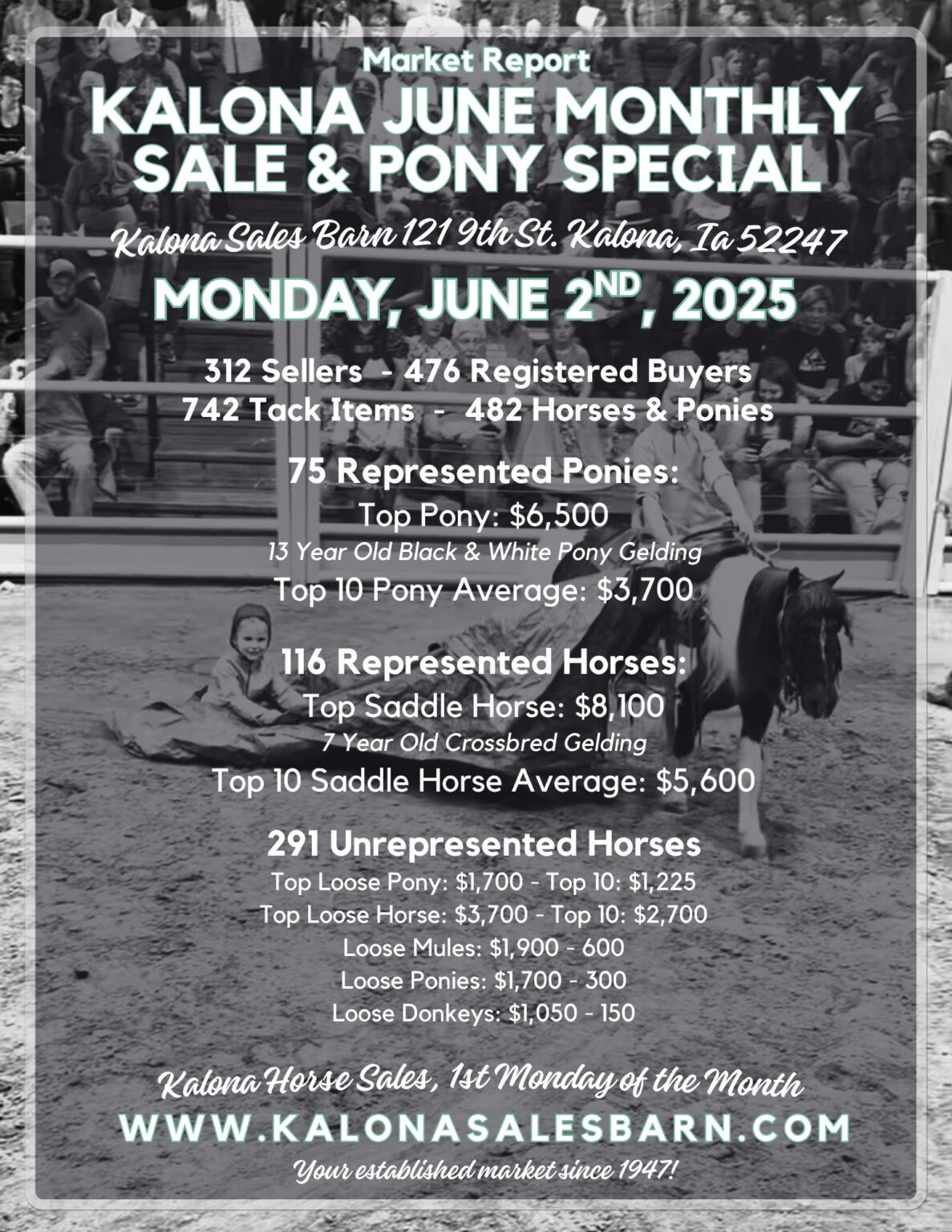 Horses & Tack Kalona Sales Barn